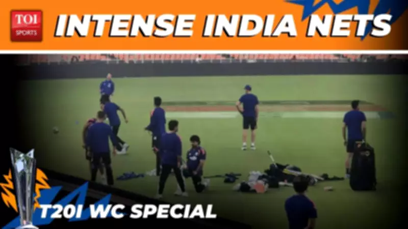 India's Cricket Team Shows Dominant Form in Nets Before South Africa Clash