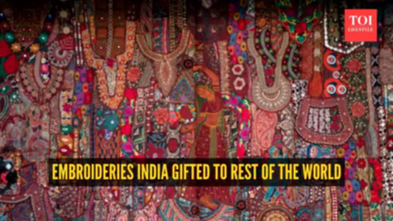 India's Embroideries: 5 Stitches That Stitched Themselves Into Global Fashion