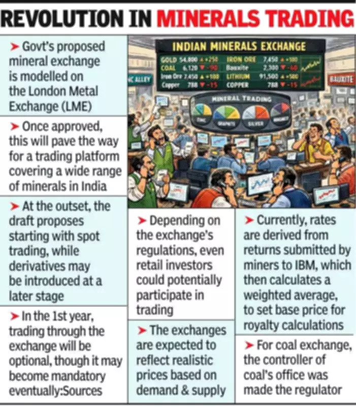 India's Mineral Exchange, Modeled on LME, Set for Launch with IBM Draft Rules
