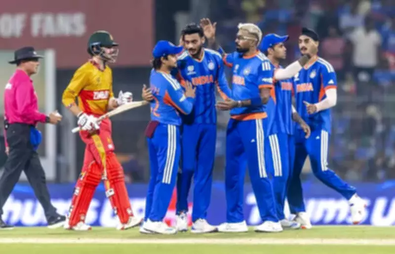 India's Thumping Win Over Zimbabwe Sparks Kolkata's T20 World Cup Hopes