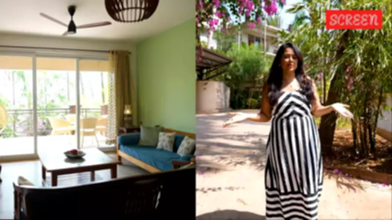 Inside Sameera Reddy's Goa Bungalow: Vintage Car, Lush Garden, and Sunset Terrace