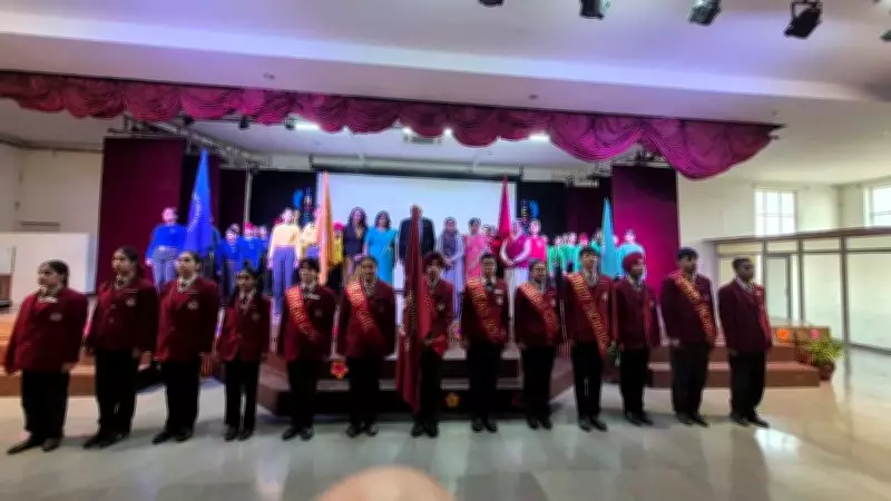 Investiture Ceremony Held at School, Student Leaders Take Oath