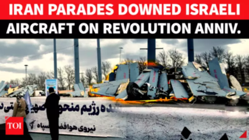 Iran Parades Wreckage of Israeli Drones Shot Down in 2025 Conflict