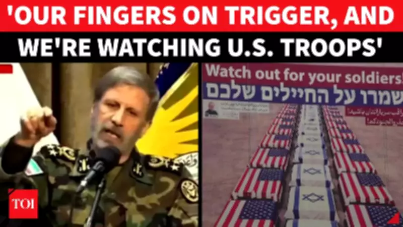 Iran's Army Chief Warns US: 'Fingers on Trigger' Amid Regional Military Buildup