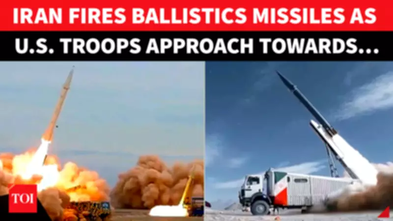 Iran's Massive Ballistic Missile Drill Sends Stark Warning to Washington