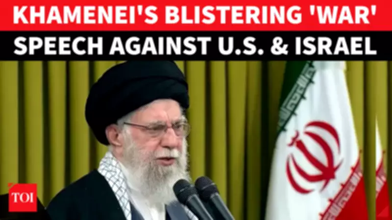 Iran's Supreme Leader Warns of Regional War if US Attacks Amid Gulf Military Buildup