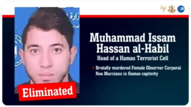 Israeli Military Eliminates Hamas Terror Cell Chief in Major Gaza Strike