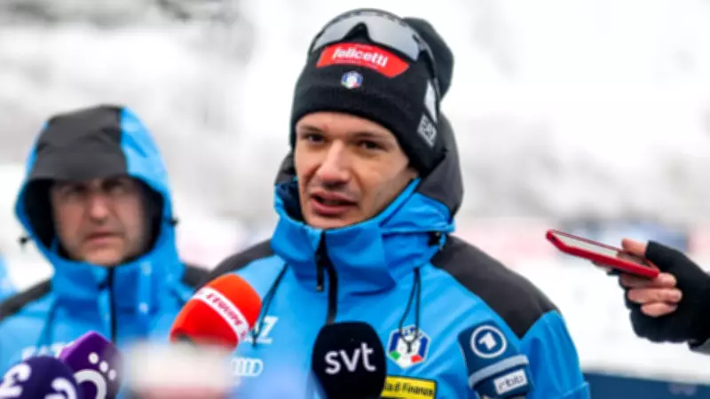 Italian Biathlon Star Tommaso Giacomel Collapses at 2026 Winter Olympics