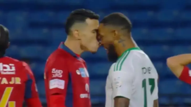 Ivan Toney Mocks Jamal Harkass's Kiss Gesture in Saudi Pro League Drama