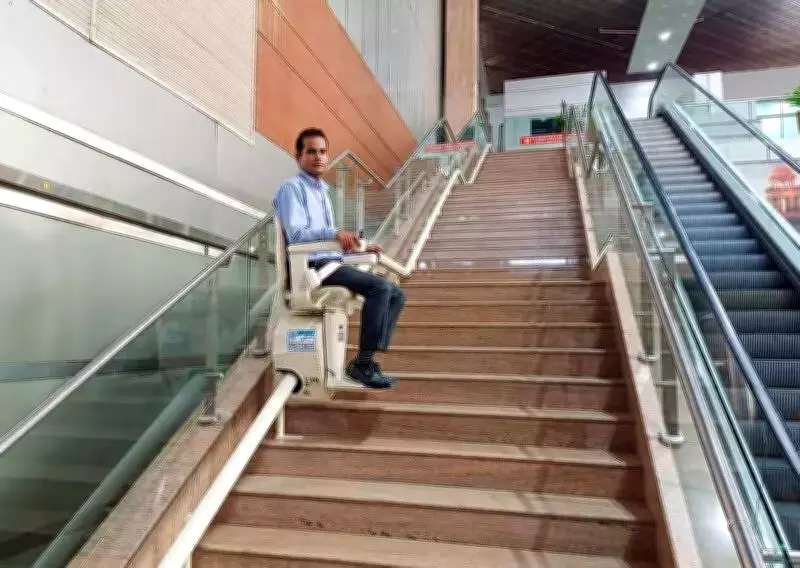 Jaipur Airport Becomes India's First with Stairlift for Disabled & Elderly Passengers