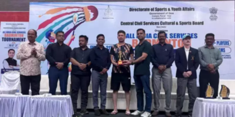 Jaipur Shuttler TS Bisht Wins Double Medals at All India Civil Services Badminton