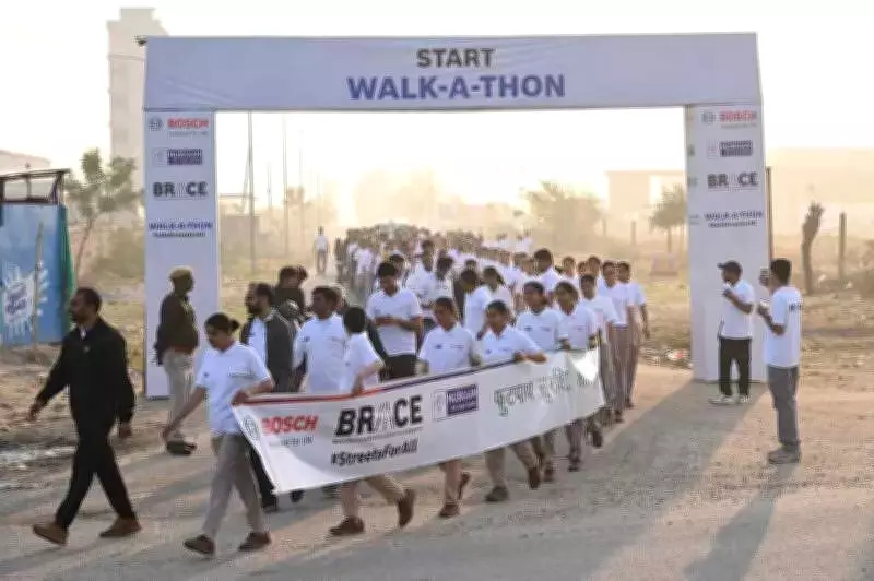 Jaipur Walkathon Promotes Pedestrian Safety with Over 1,000 Participants