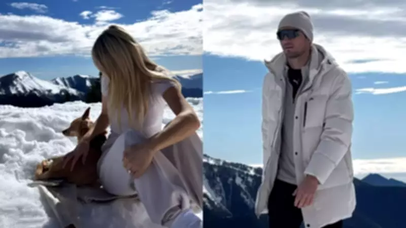 Jake Dennis Enjoys Snowy Mountain Break with Fiancée and Dog Amid Formula E Season