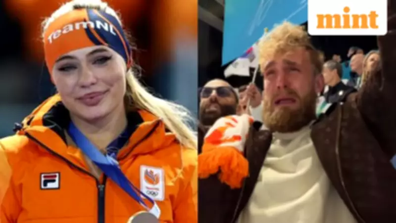 Jake Paul's Emotional Tears as Fiancée Jutta Leerdam Wins Olympic Gold