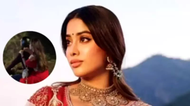 Janhvi Kapoor and Laksh Lalwani's 'Lag Jaa Gale' Shoot Creates Viral Buzz in Mumbai
