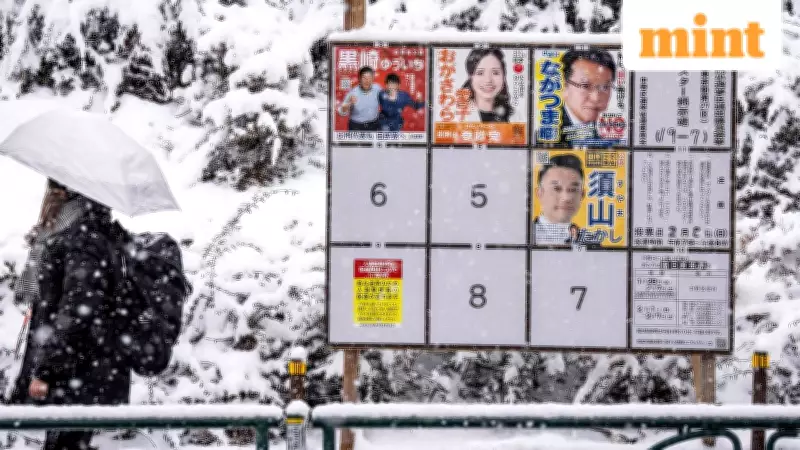 Japan's Snap Election: PM Takaichi's Coalition Eyes Victory Amid Snow