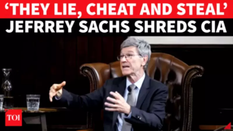 Jeffrey Sachs Warns Iran of Covert U.S. Plot, Accuses CIA of 'Lie, Cheat, Steal' Doctrine