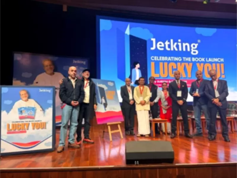 JetKing Launches 'Lucky You' Book at Bharat Mandapam, Pledges Youth Empowerment