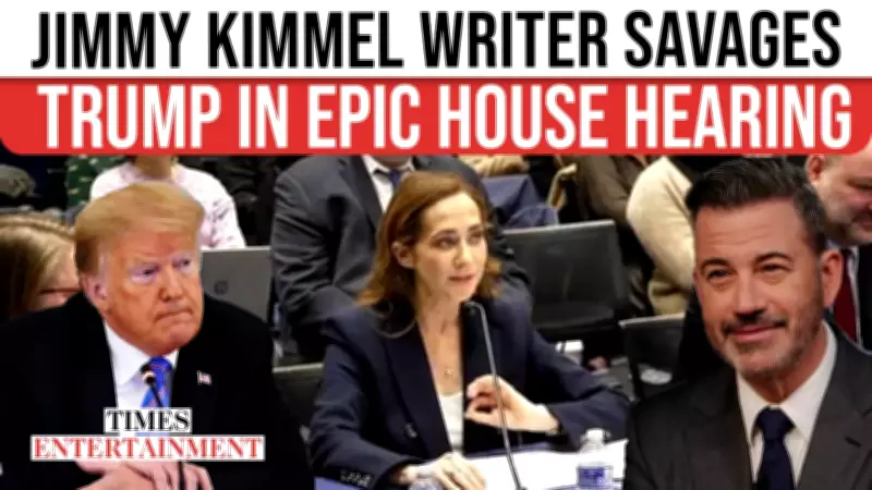 Jimmy Kimmel Writer Bess Kalb Criticizes Trump at Capitol Hill Free Speech Hearing