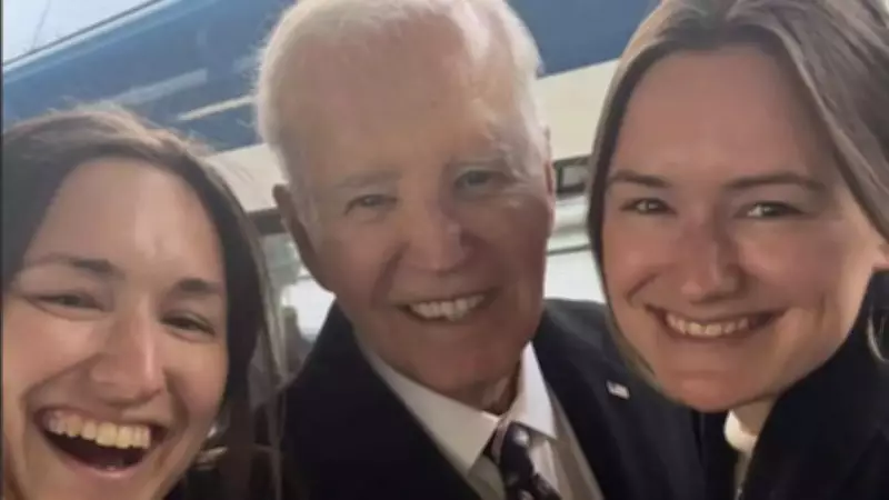 Joe Biden Spotted Riding Amtrak Train, Sparking Social Media Buzz