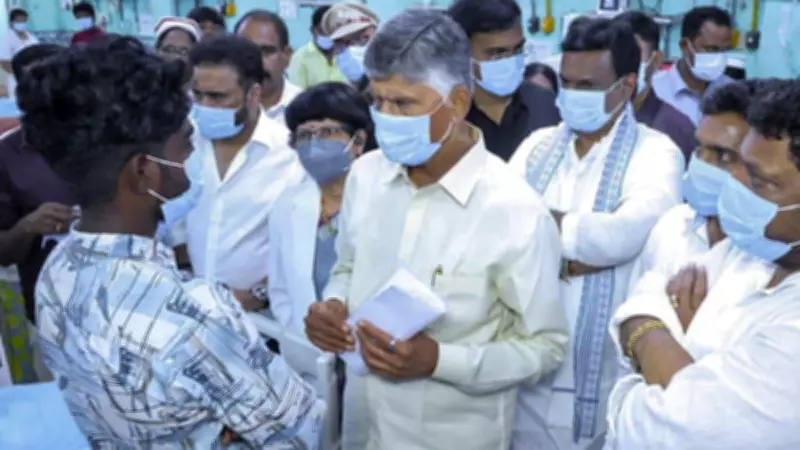 Kakinada Blast: Andhra CM Vows Justice, Four Officials Suspended After Tragedy