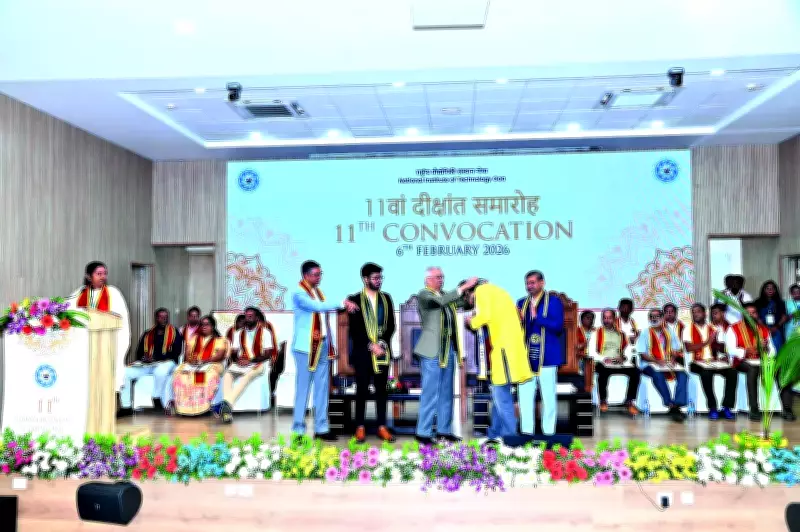 Kakodkar Warns of Climate Crisis, Urges Tech for Equity at NIT Goa Convocation