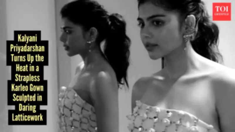 Kalyani Priyadarshan Stuns in Karleo Gown: A Red Carpet Masterpiece