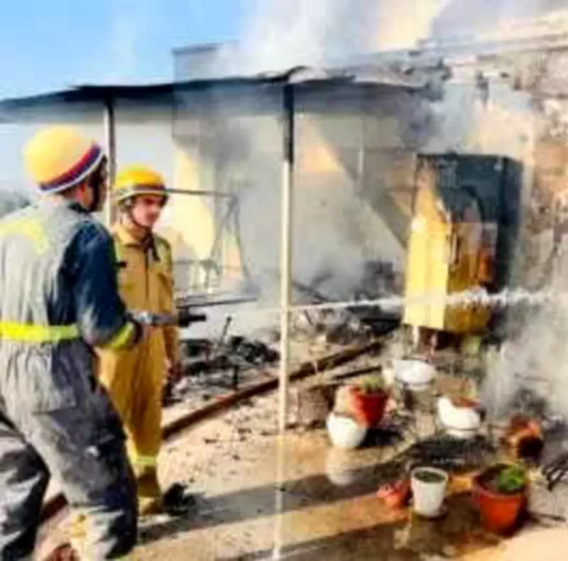 Kanpur Apartment Fire Erupts After Temple Lamp Topples, No Casualties Reported
