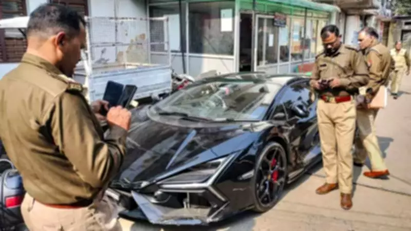 Kanpur Lamborghini Crash: Tycoon's Son Faces FIR, Cop Shunted After Accident