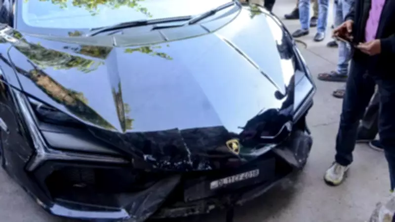 Kanpur Police Seize Lamborghini Revuelto After Crash; Investigation Underway