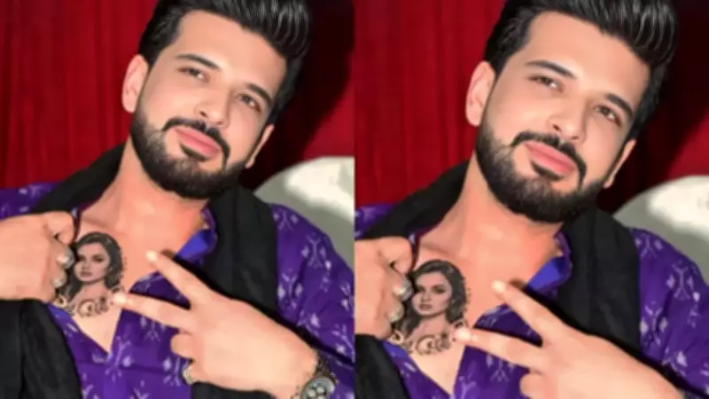 Karan Kundrra Stuns Fans with Tejasswi Prakash Portrait Tattoo at Ramadan Event