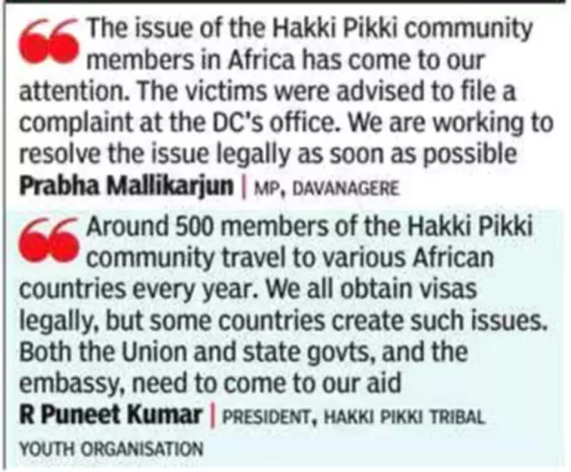 Karnataka's Hakki Pikki Community Members Stranded in Chad Over Visa Issues