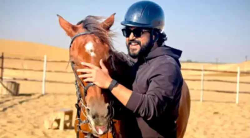 Karthi's Dubai Desert Adventure: Actor Shares Horseback Riding Experience