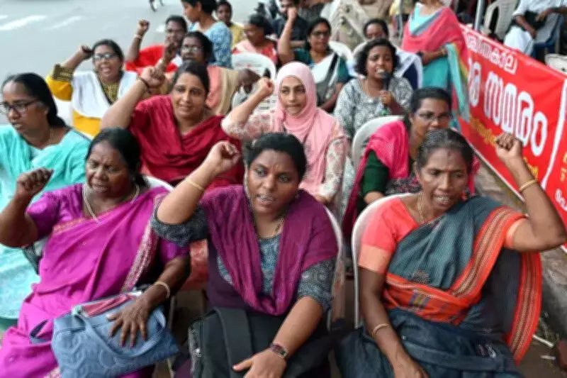 Kerala ASHAs March to Secretariat, Mark Strike Anniversary with Renewed Demands