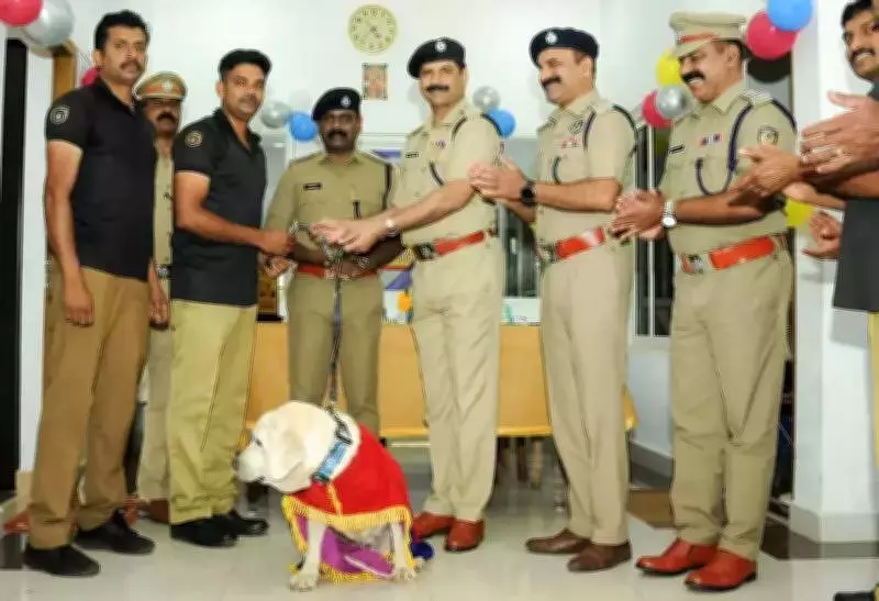Kerala Police's First Narcotic Sniffer Dog 'Neeli' Retires After 11 Years of Service