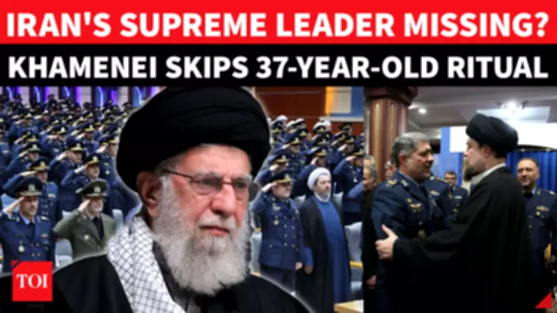 Khamenei Absent From Key Iran Air Force Ceremony After 37 Years, Khomeini Grandson Attends