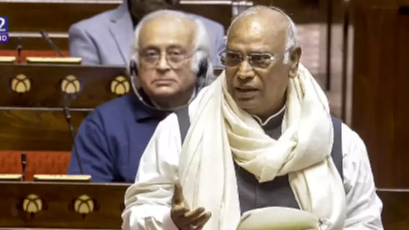 Kharge Accuses PM Modi of Avoiding Questions, Repeating Falsehoods in Parliament