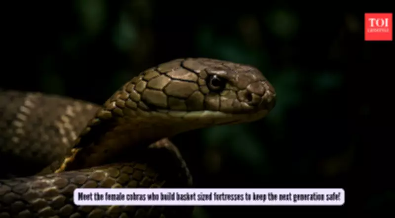 King Cobra's Maternal Marvel: Female Builds Fortress Nests in Western Ghats
