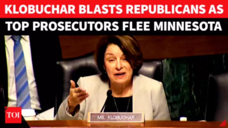 Klobuchar Slams GOP as $75B ICE Expansion Coincides with Minnesota Fraud Prosecutors' Exit