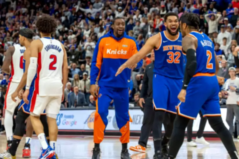Knicks Face Injury Challenges Against Top-Seeded Pistons in Crucial Eastern Conference Clash