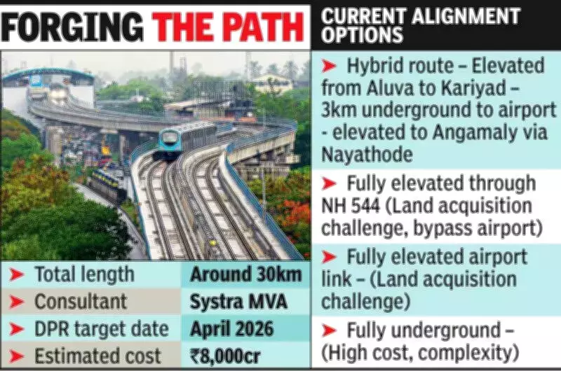 Kochi Metro Phase III: Airport Connectivity Drives Alignment Debate as DPR Nears Completion