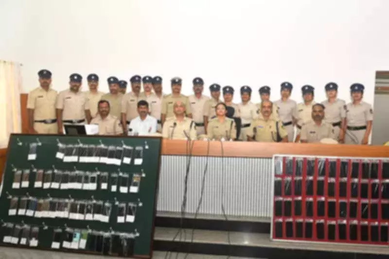 Kodagu Cyber Police Return 104 Stolen Phones Using CEIR Portal