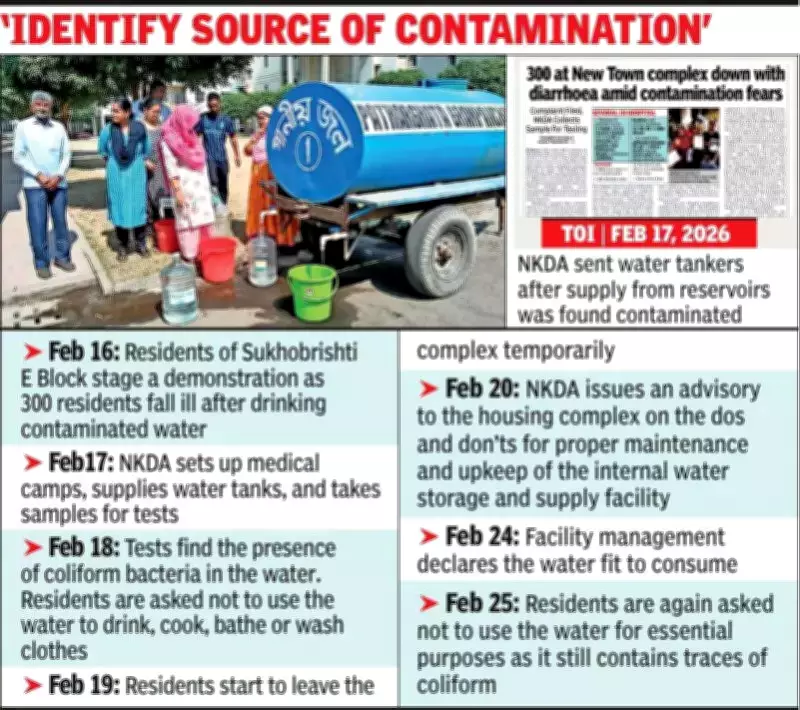 Kolkata Residents Return to Contaminated Water Crisis at Sukhobrishti Complex
