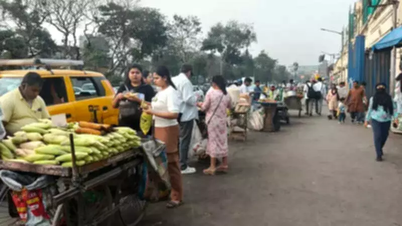 Kolkata's JL Nehru Road Faces Hawker Turf War as Vendors Occupy Lanes