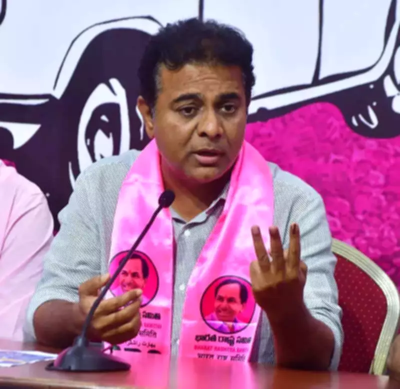 KTR Criticizes Congress Government, Urges Voters to Support BRS in Telangana