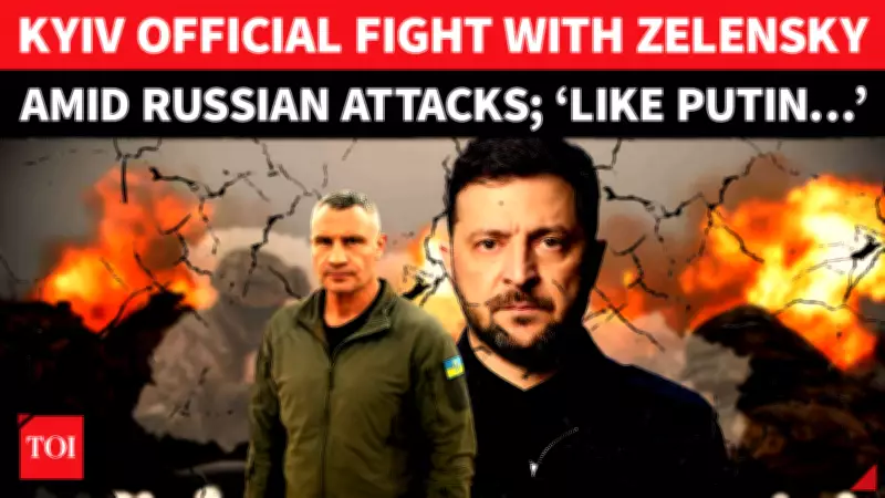 Kyiv Mayor Klitschko's Explosive Speech Exposes Major Rift with Zelensky