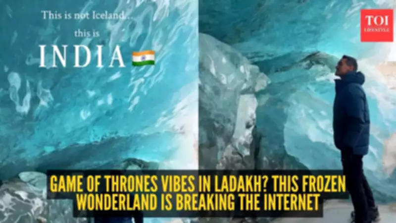 Ladakh's Hidden Ice Caves: A Winter Fantasy Straight From Game of Thrones