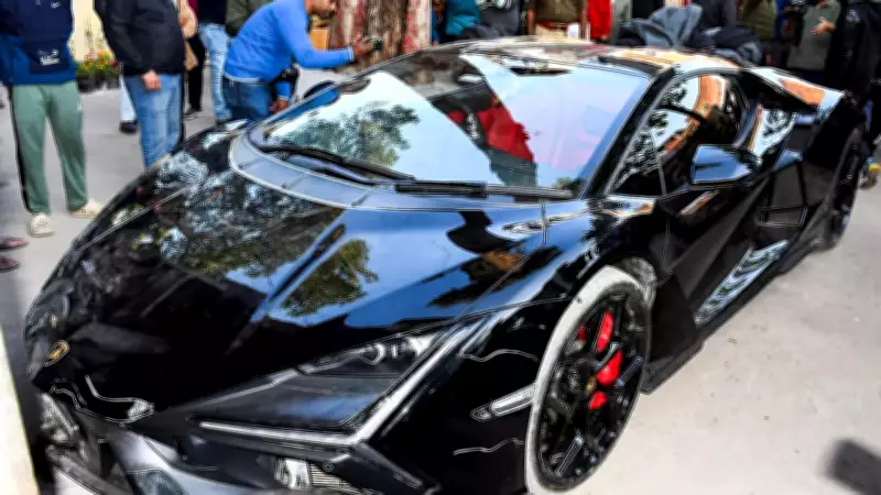 Lamborghini Speed Chaos in Kanpur: Tobacco Tycoon's Son Injures Pedestrian