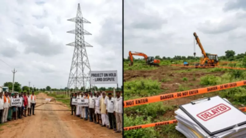 Land Acquisition Delays 25 Key Transmission Projects, Hindering India's Green Energy Push