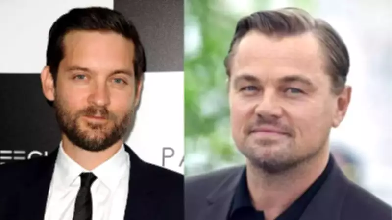 Leonardo DiCaprio and Tobey Maguire's Unscripted Super Bowl Party Moment